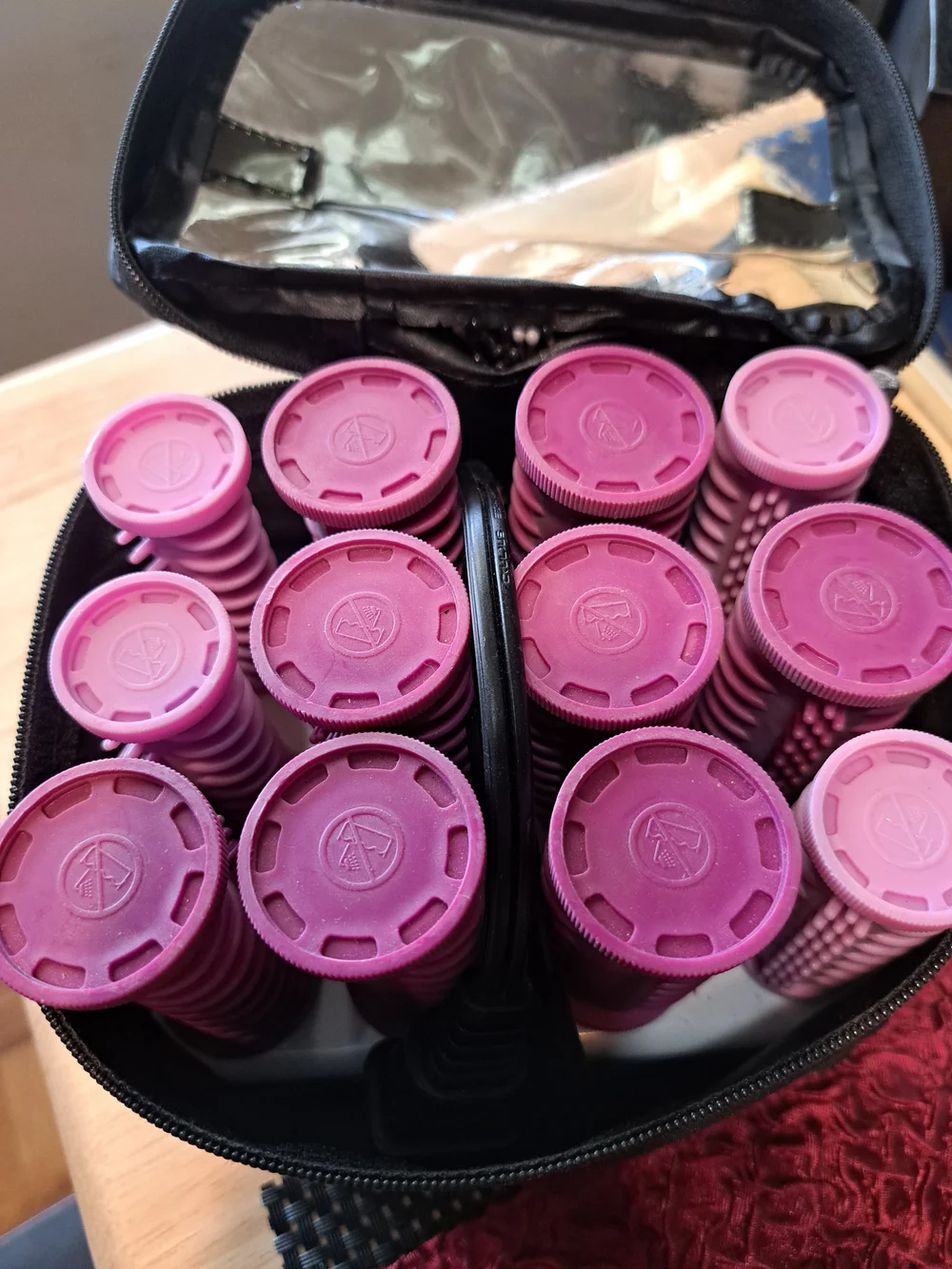 Conair Pink Hot Rollers Set with Travel Case